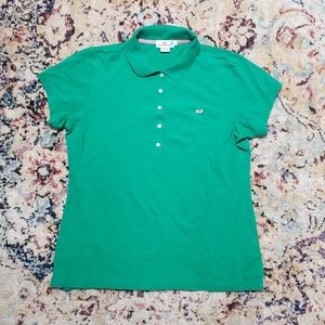 Vineyard Vines Green Short Sleeve Polo Shirt Sz Large